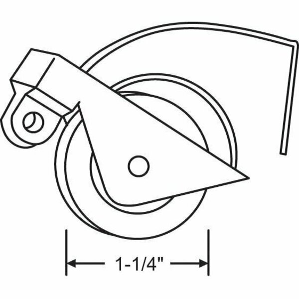 Strybuc Patio Screen Door Roller Assy. 10-360M